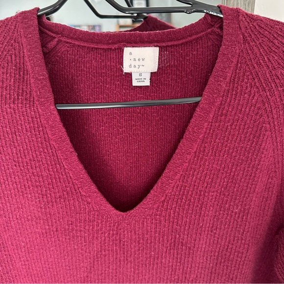 2 for $13 Soft maroon sweater dress small - Picture 4 of 5